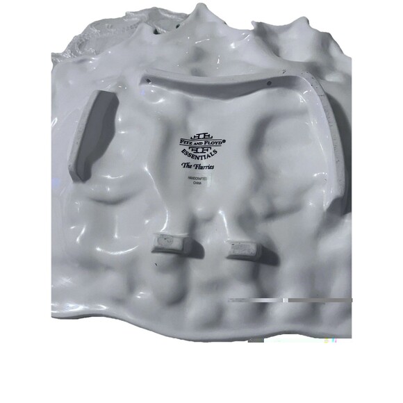 Fitz And Floyd “The Flurries Snowmen” Christmas Dish or Wall Platter HolidaDecor - Picture 14 of 16